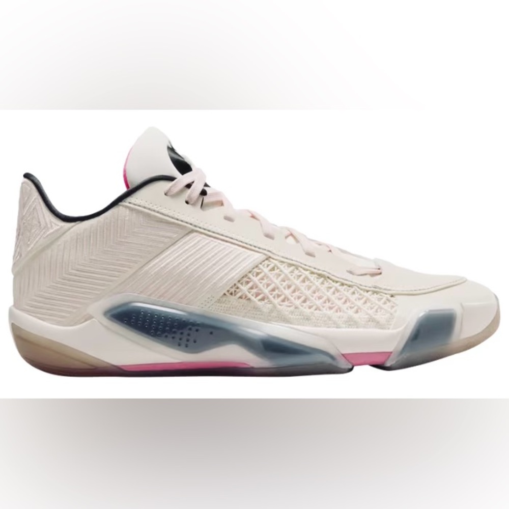NWT Jordans XXXVIII Men’s Low in Coconut Milk Black Atmosphere Hyper Pink